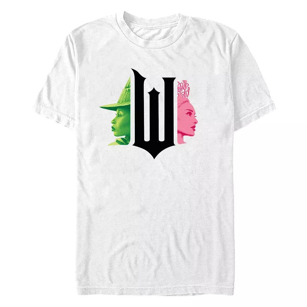 Big & Tall Wicked Elphaba And Glinda Graphic Tee, Men's, Size: 4XL Tall, White Product Image