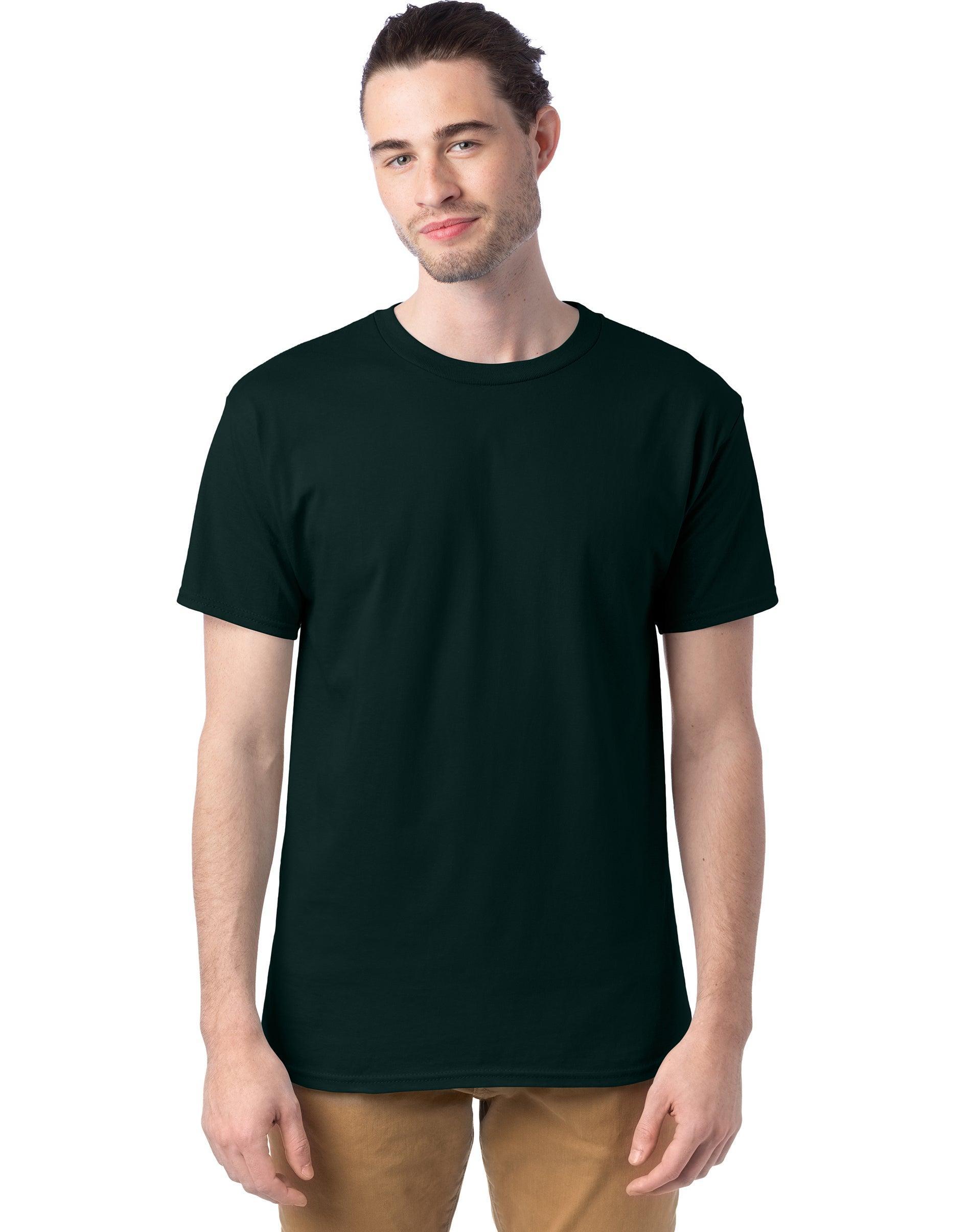Men's Hanes® Essentials 4-Pack Cotton T-Shirt, Size: XL, Orange Product Image
