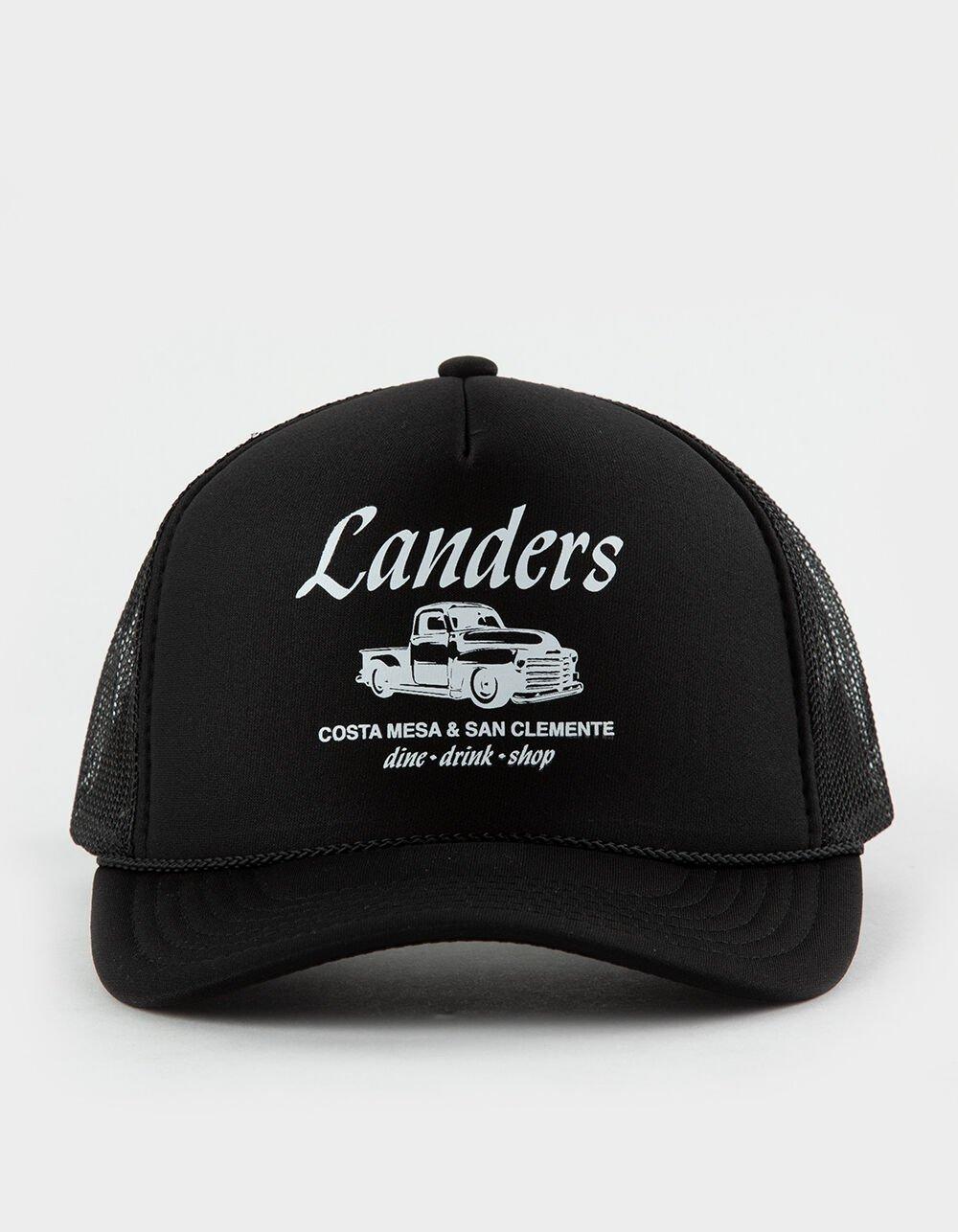 LANDERS SUPPLY HOUSE Pick Up Truck Trucker Hat - BLACK Product Image
