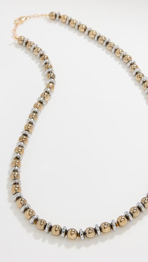 JIA JIA Mixed Metal Hematite Necklace | Shopbop Product Image