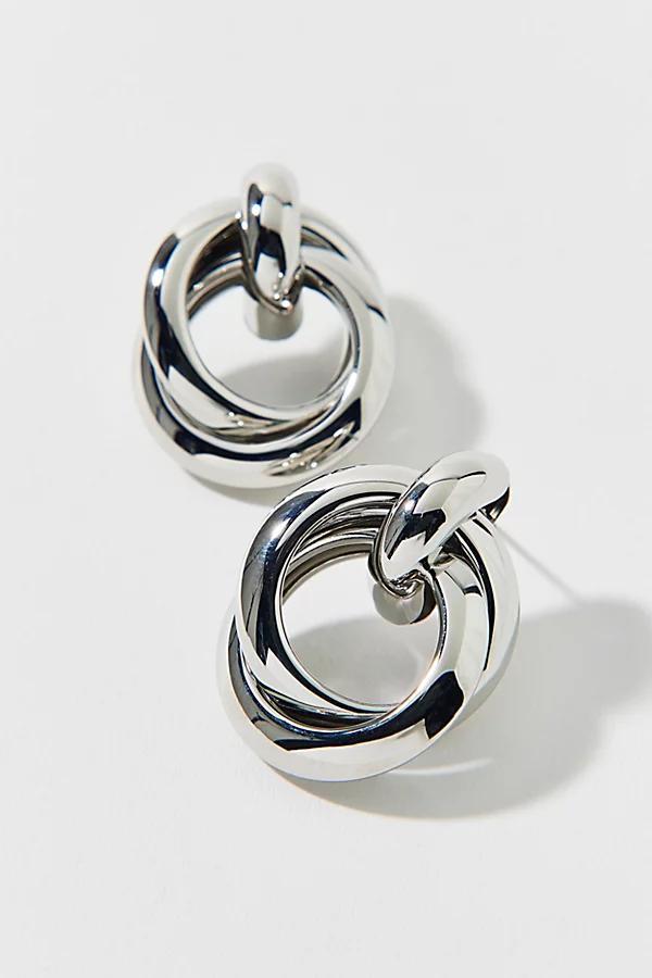 Adriana Statement Twist Hoop Earring Womens at Urban Outfitters Product Image