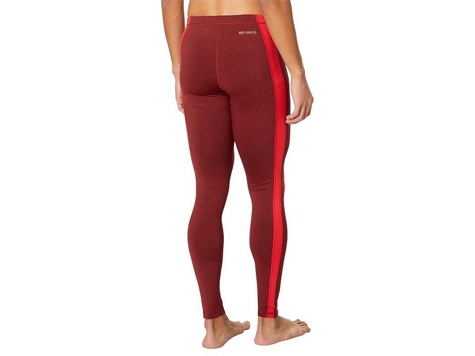 Hot Chillys Micro Elite Chamois Color-Block Tights Granite) Men's Clothing Product Image