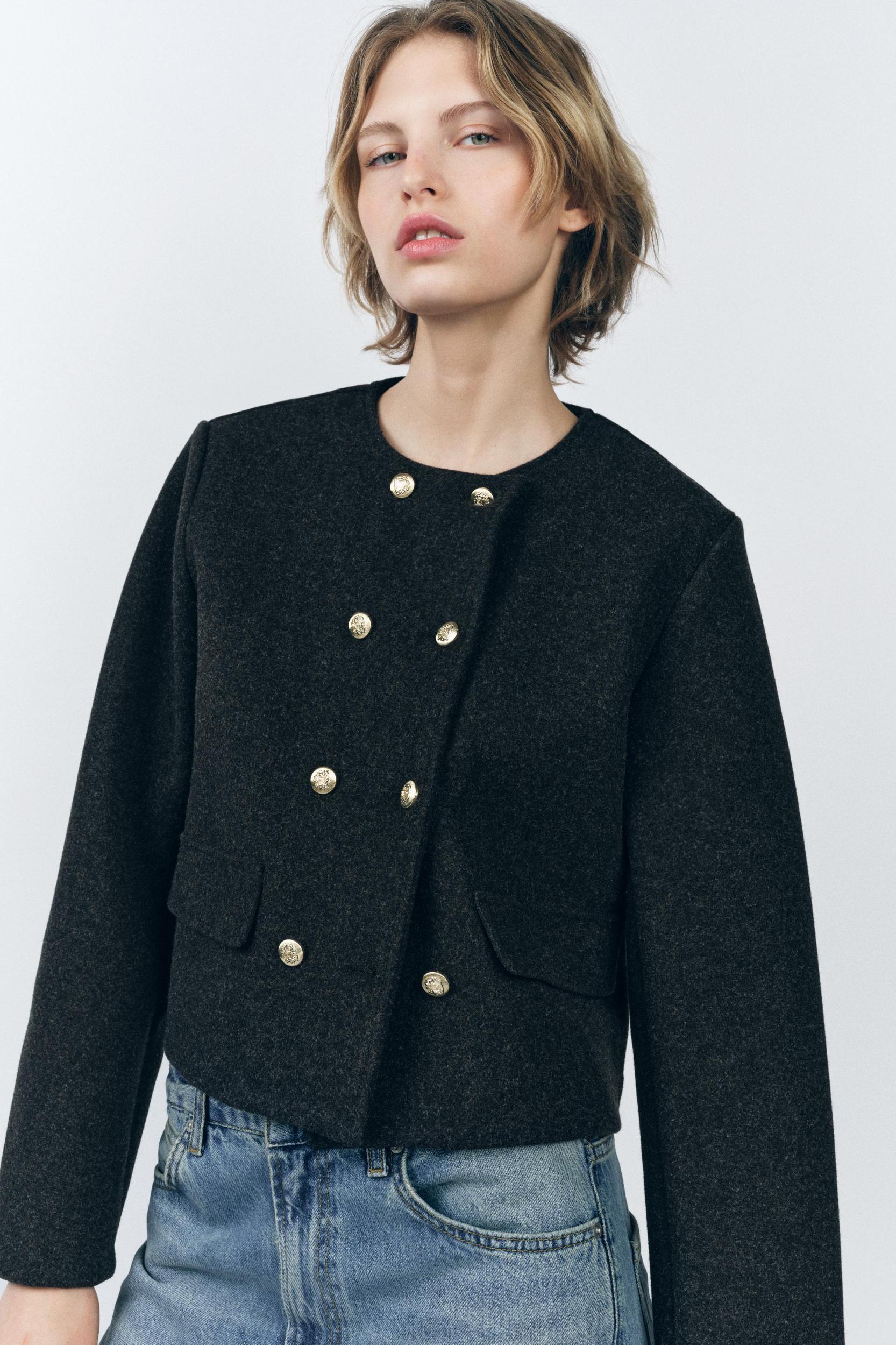 CLOTH BUTTON JACKET Product Image