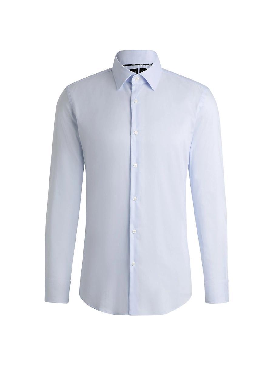 Mens Slim-Fit Shirt Performance-Stretch Material Product Image