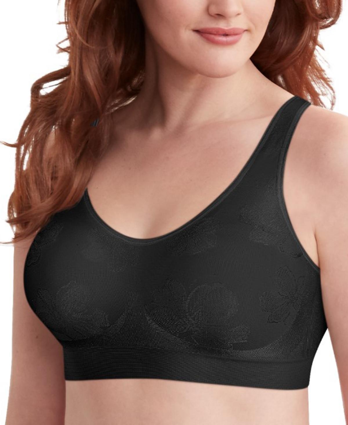 Bali Comfort Revolution Shaping Wireless Bra DF3488, Womens Blue Dot Product Image