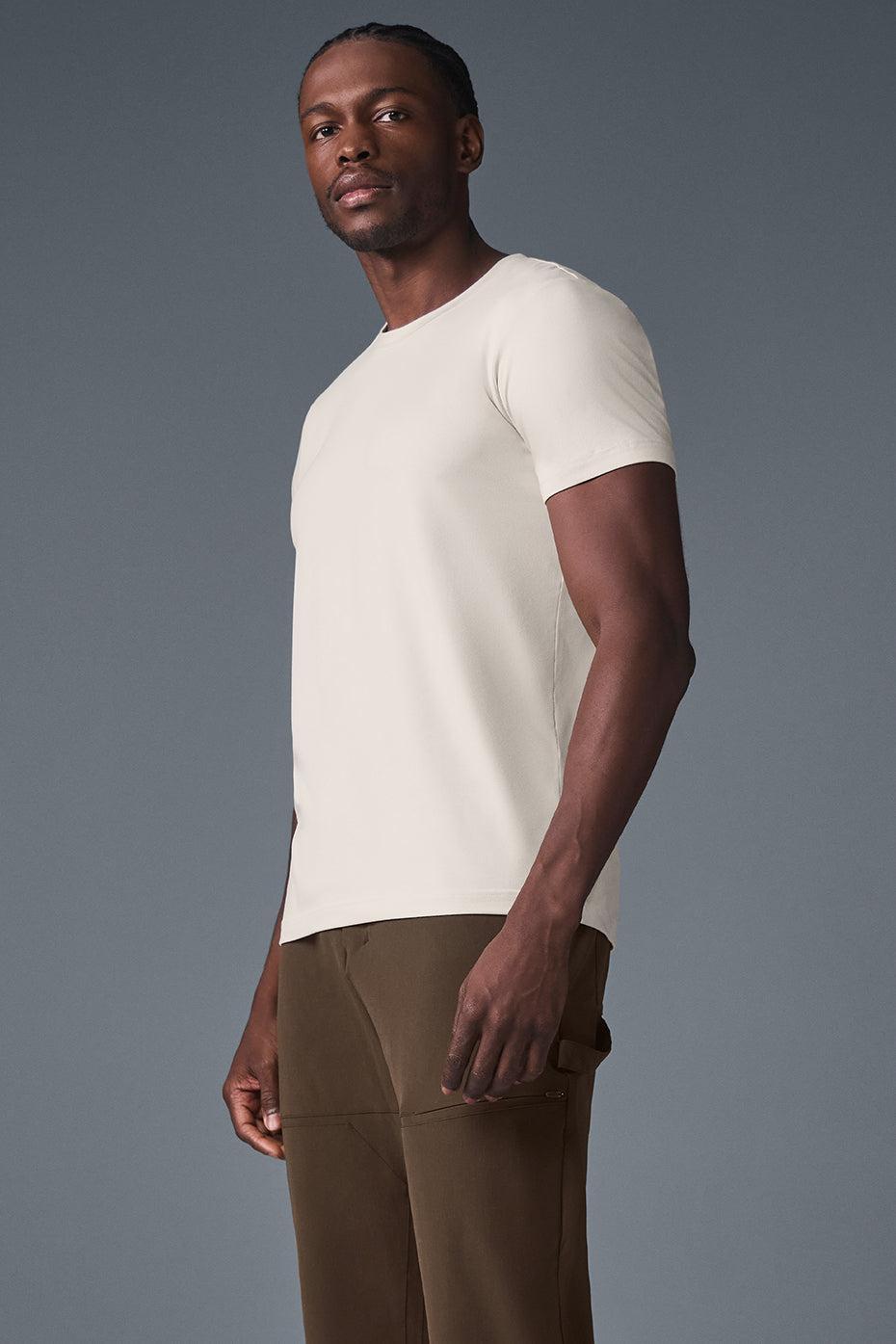 Conquer Reform Crewneck Short Sleeve - Bone Male Product Image