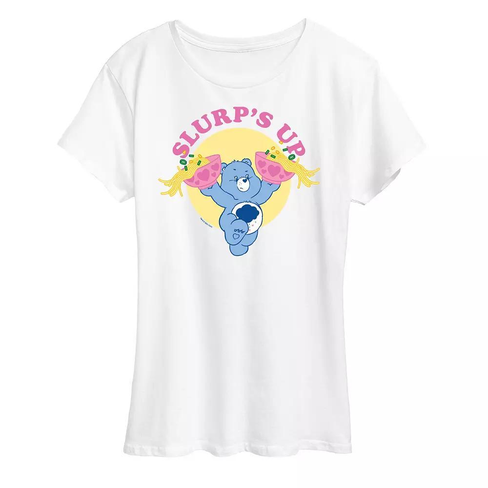 Womens Care Bears Slurps Up Graphic Tee Product Image