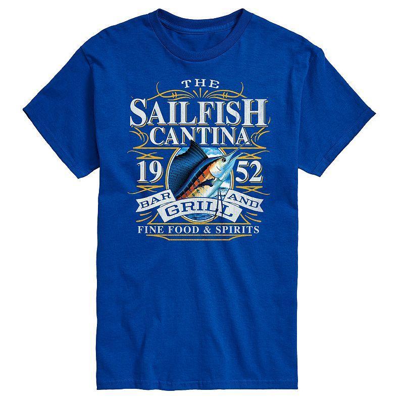 Big & Tall Sailfish Cantina Tee, Men's, Size: 4XB, Blue Product Image