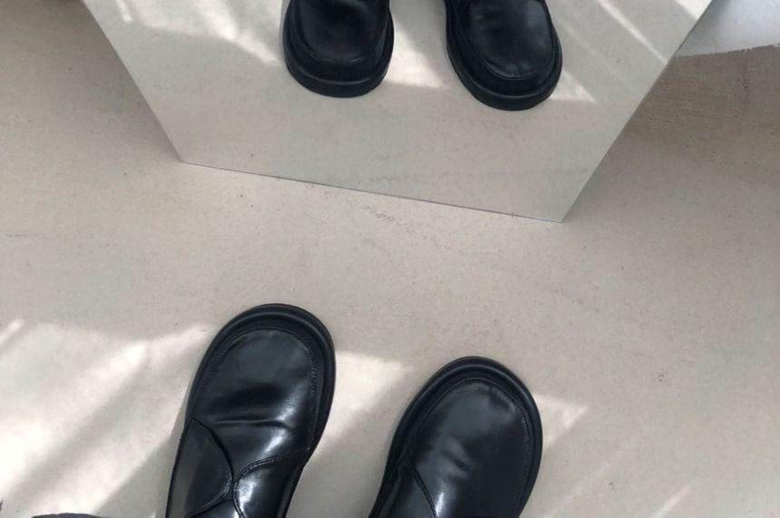 Faux Leather Loafers Product Image