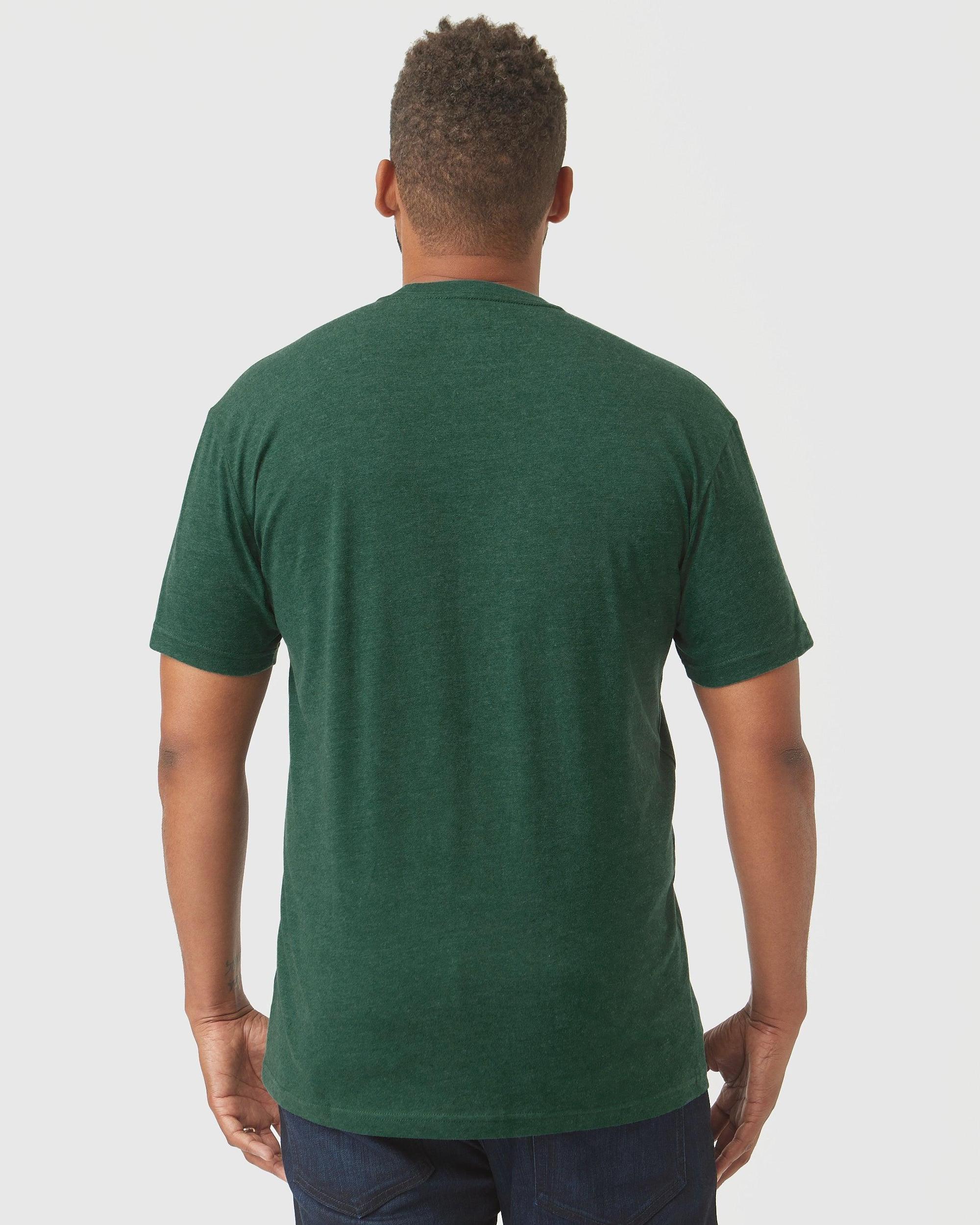Evergreen Heather Short Sleeve Crew Neck Tee Product Image