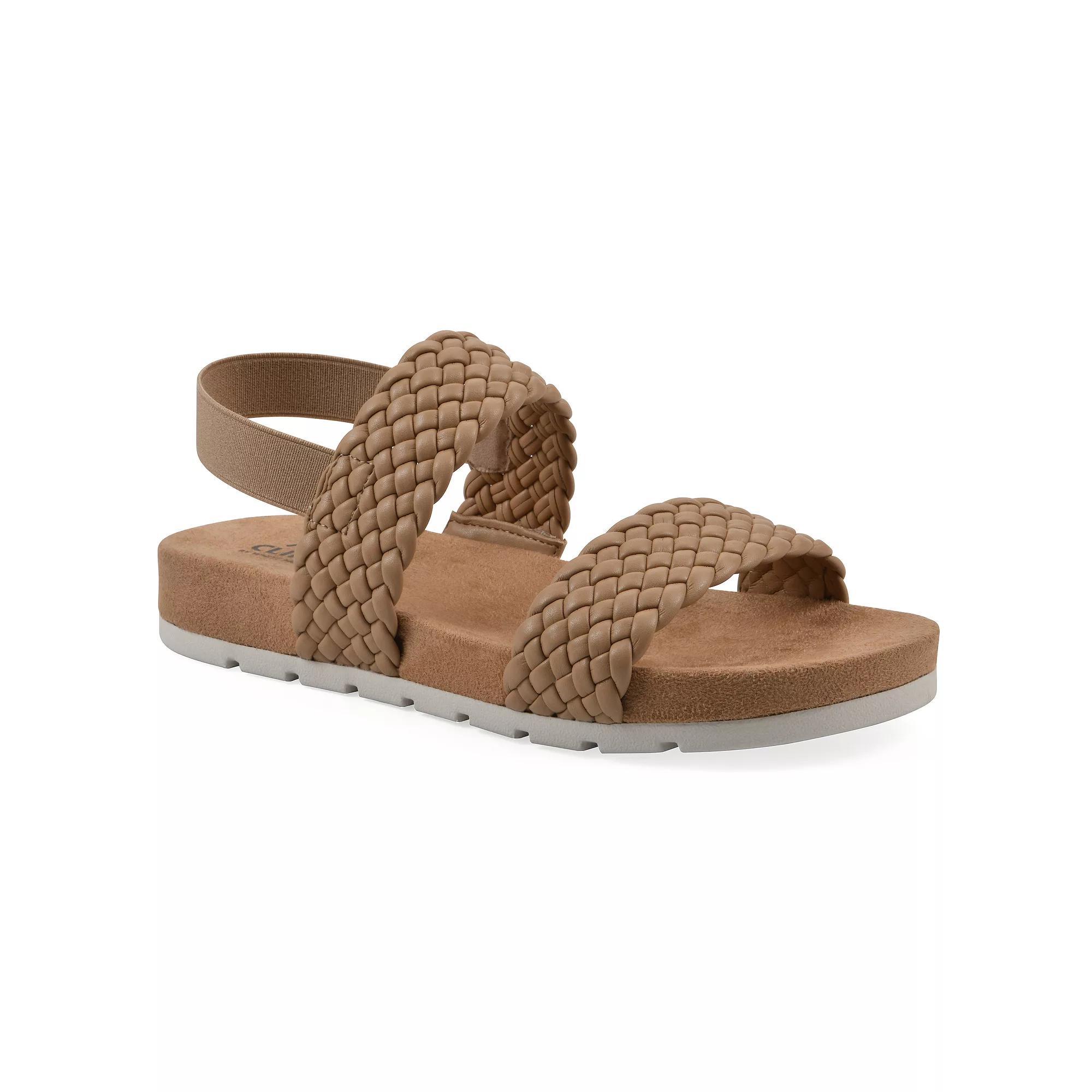 Cliffs by White Mountain Women's Slingback Sandals, Size: 7.5 Medium, Natural Smo Product Image