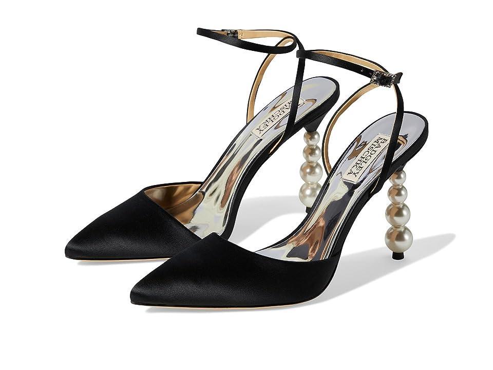 Indie Satin Ankle-Strap Cocktail Pumps Product Image