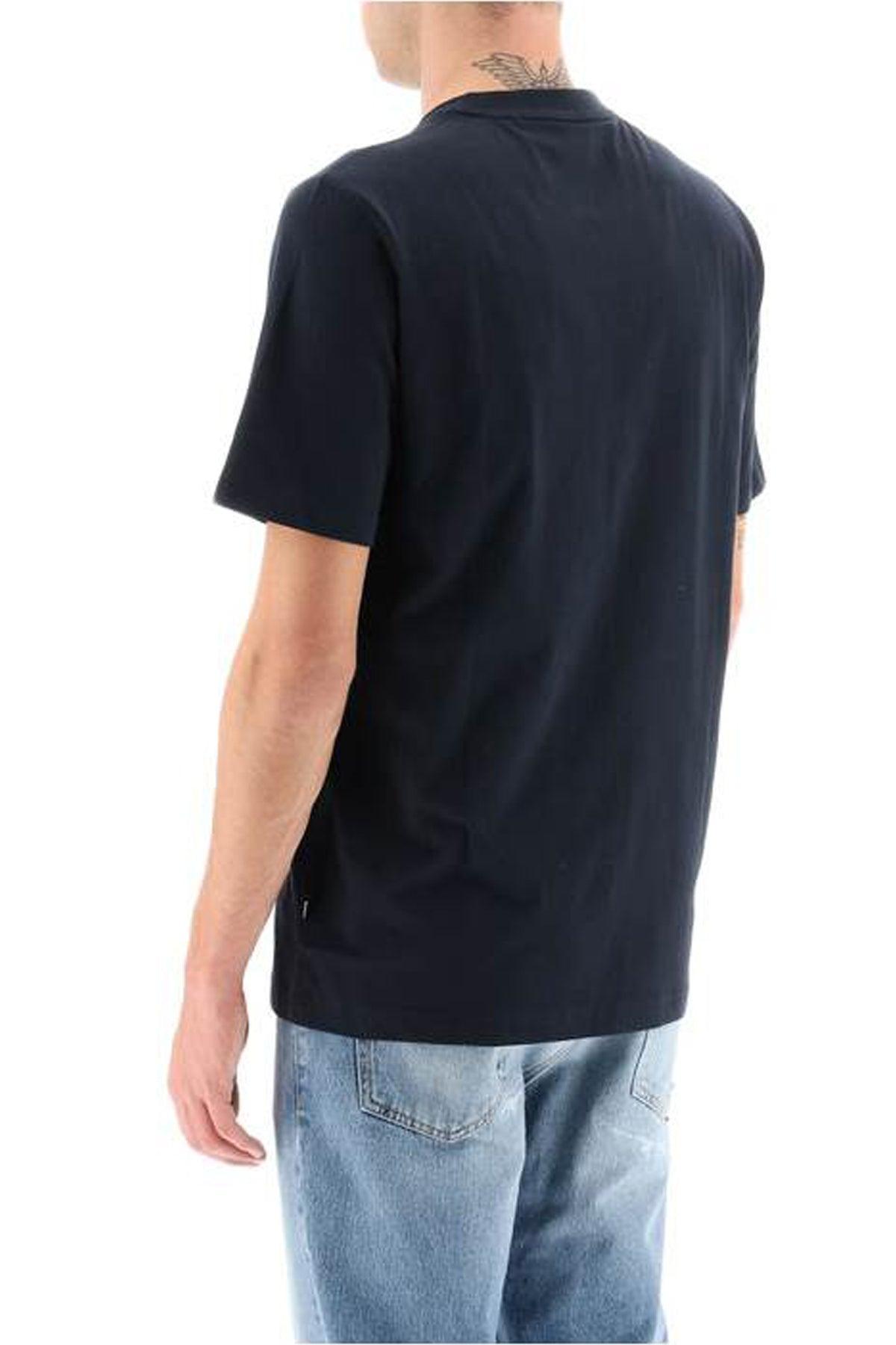 HUGO BOSS T-shirt With Logo In Blue Product Image