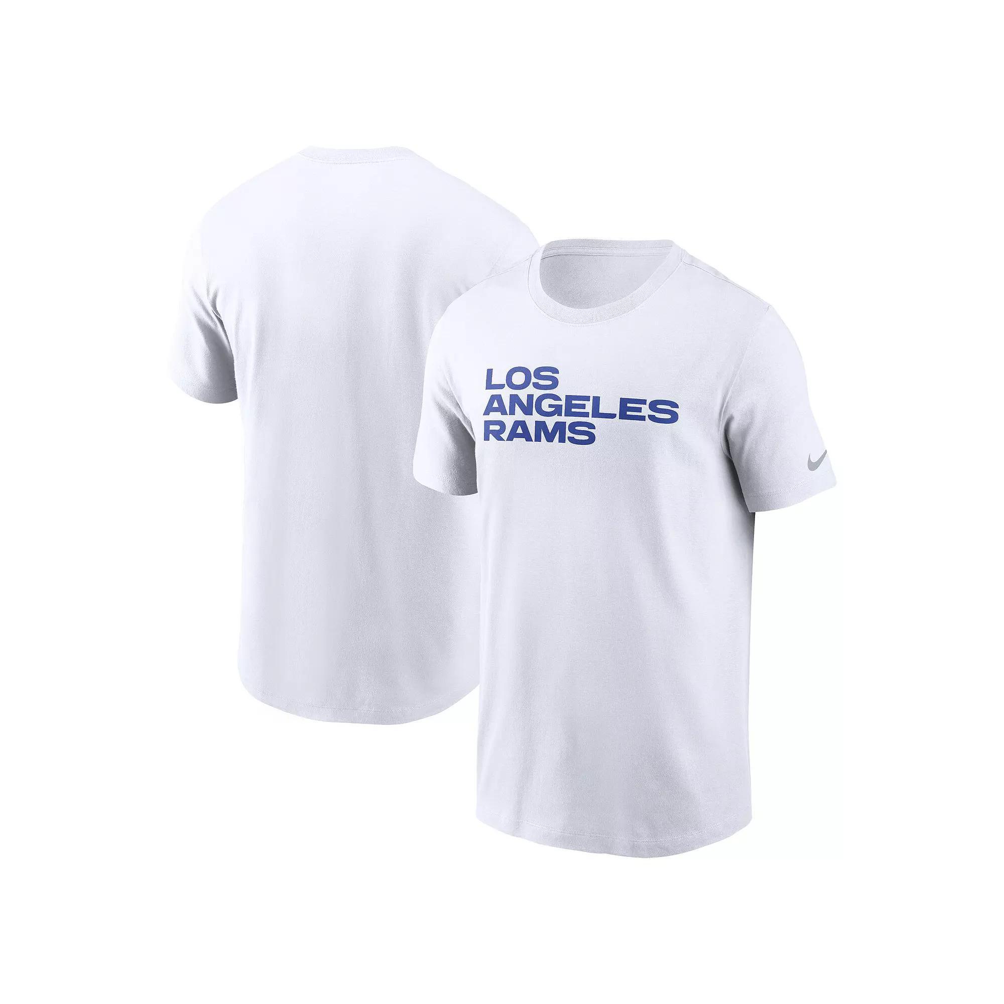 Los Angeles Rams Primetime Wordmark Essential Nike Men's NFL T-Shirt Product Image