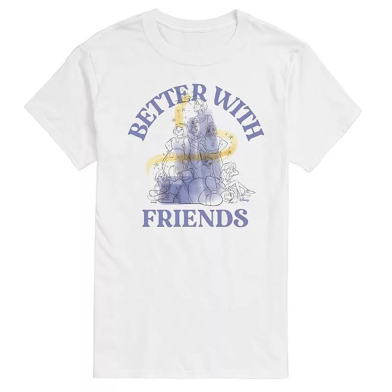 Disneys Wish Mens Better With Friends Graphic Tee Product Image