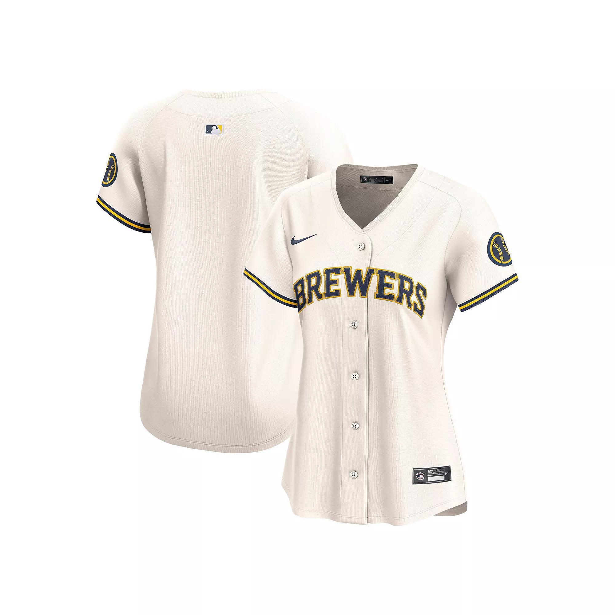 Milwaukee Brewers Womenâs Nike Women's Dri-FIT ADV MLB Limited Jersey Product Image