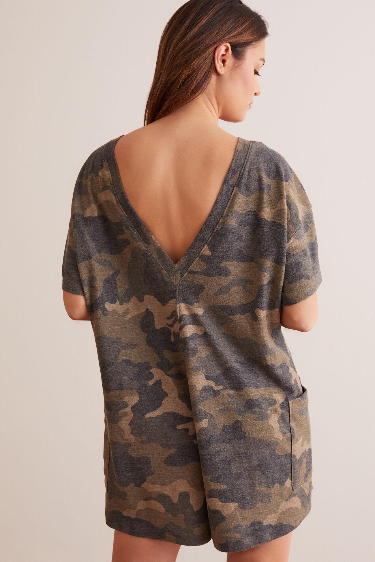 Hang Tough Camo Tee Romper Product Image