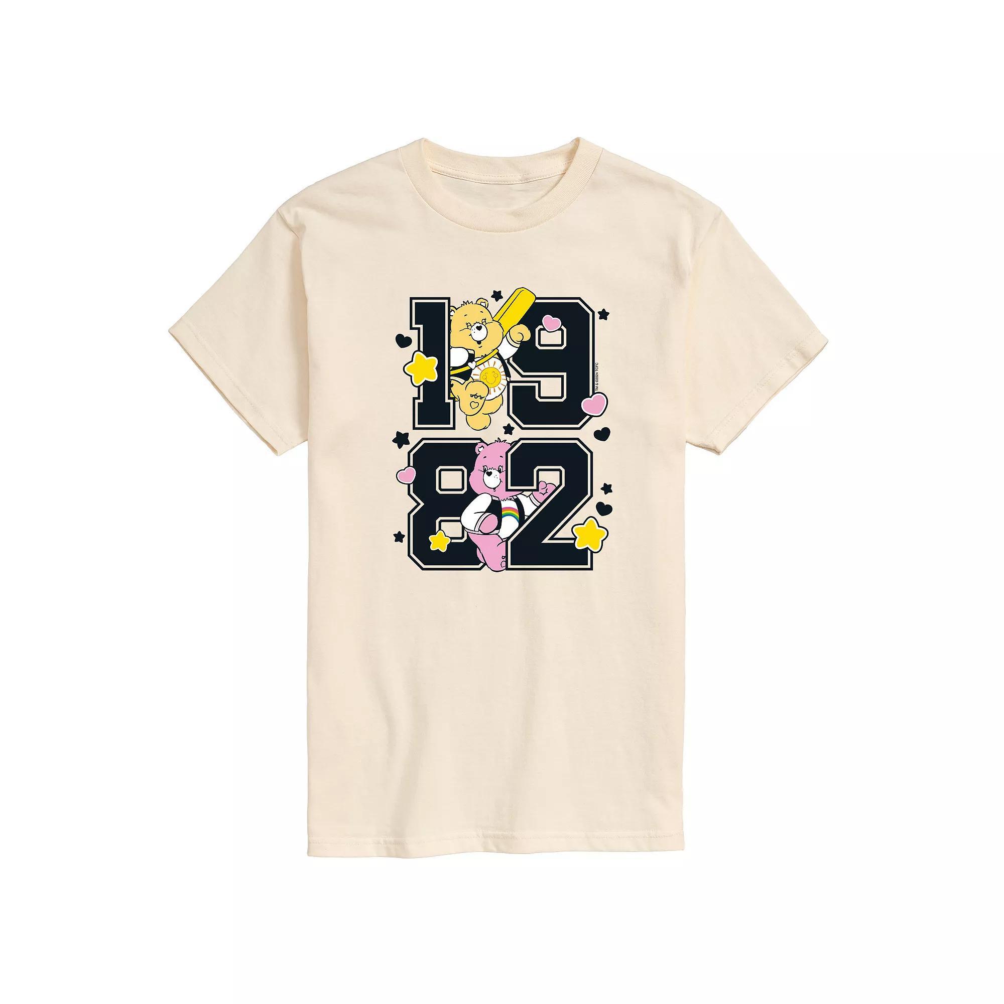 Mens Care Bears 1982 Team Care Bears Graphic Tee Ivory Product Image