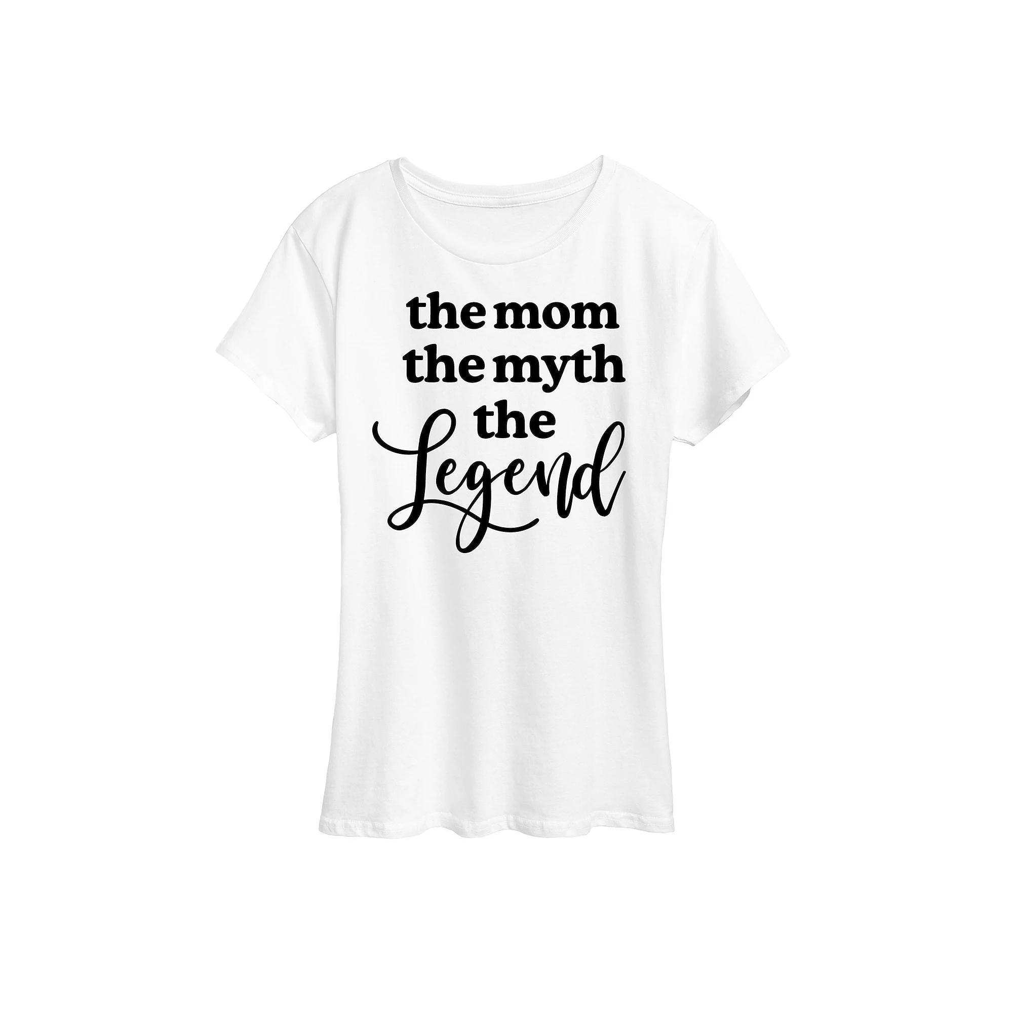 Womens Mom Myth Legend Graphic Tee Product Image