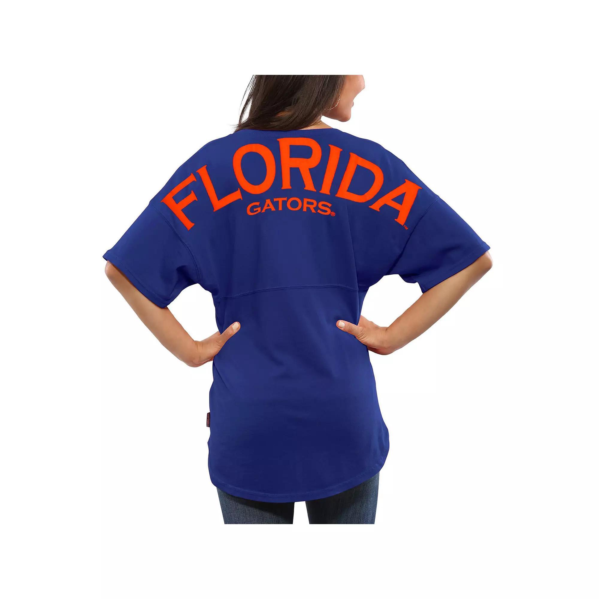 Women's Royal Florida Gators Spirit Jersey Oversized T-Shirt, Size: Small, Blue Product Image