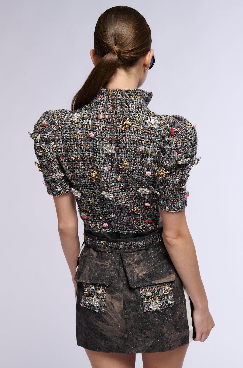 BERNIE TWEED MINI DRESS Product Image
