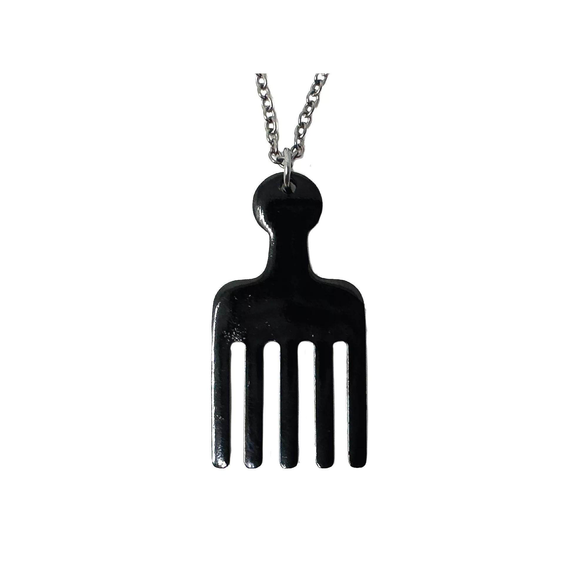 Legendary Rootz Pick Necklace, Womens, Black Product Image