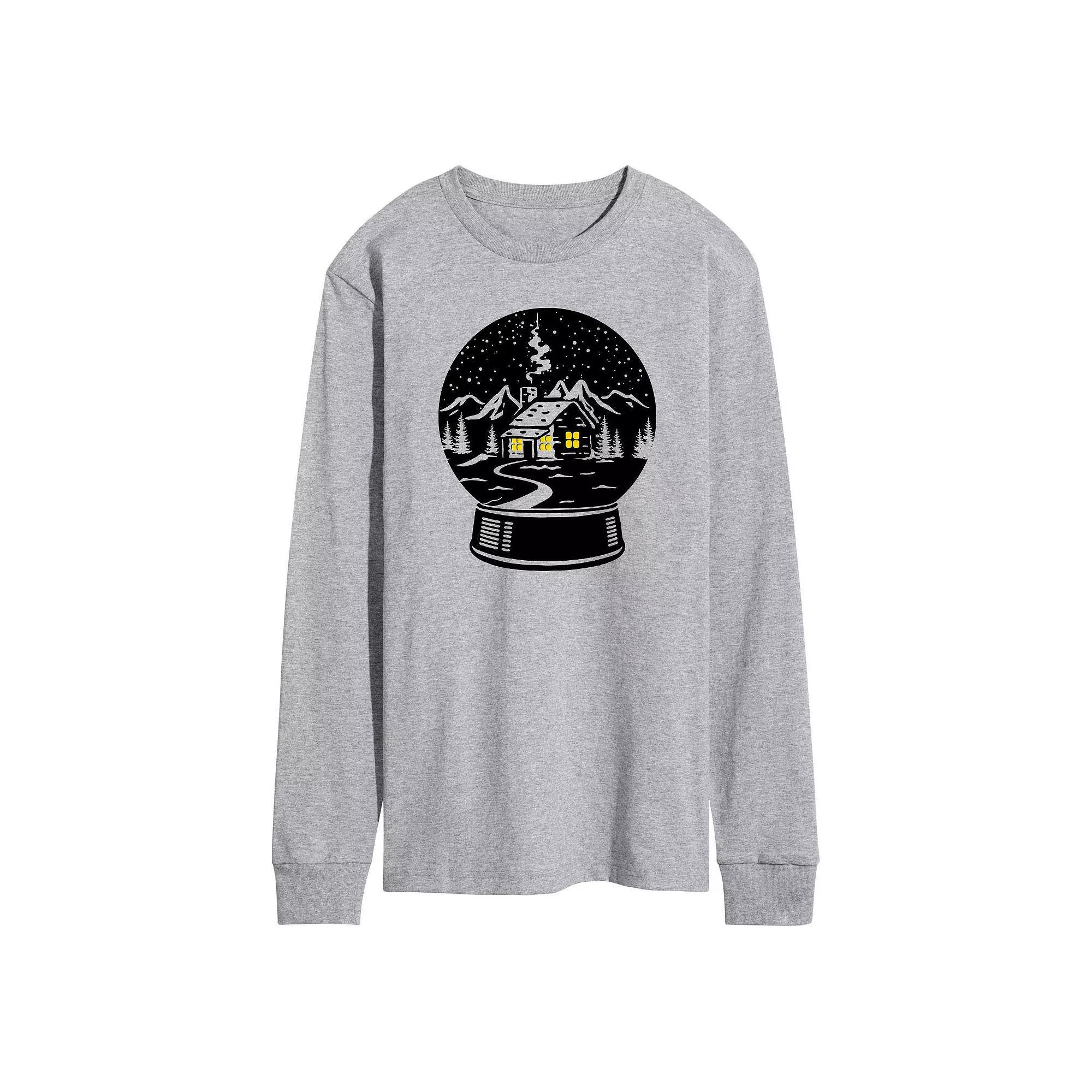 Mens Snow Globe Long Sleeve Tee Product Image