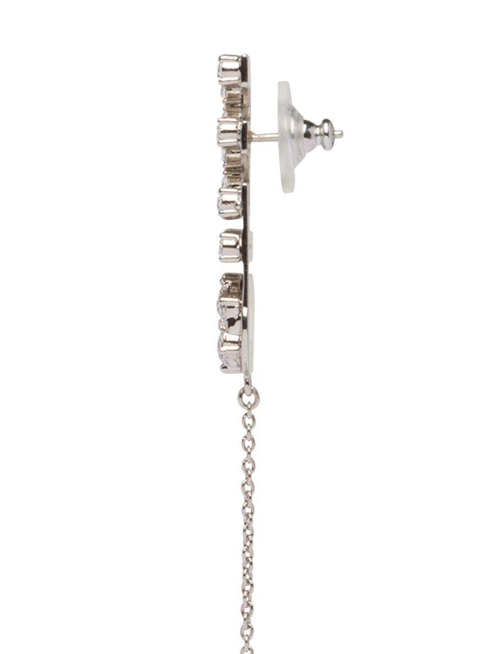 crystal-embellished pendant earrings Product Image