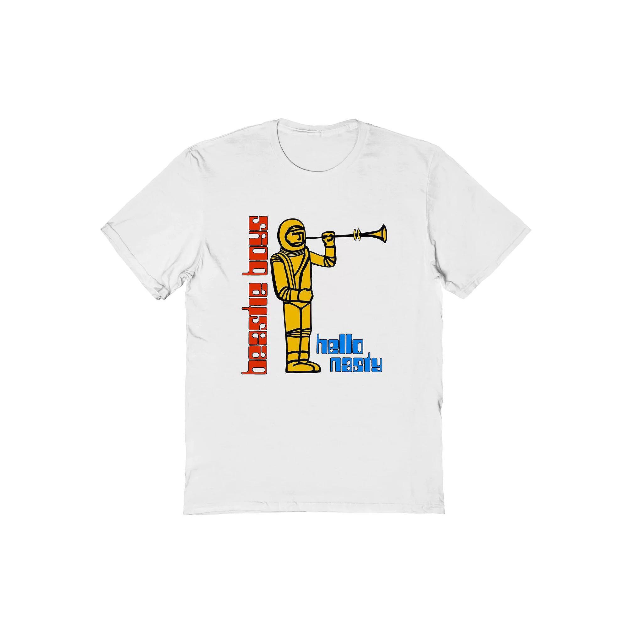Men's Beastie Boys Hello Nasty Trumpet Graphic Tee, Size: Large, White Product Image