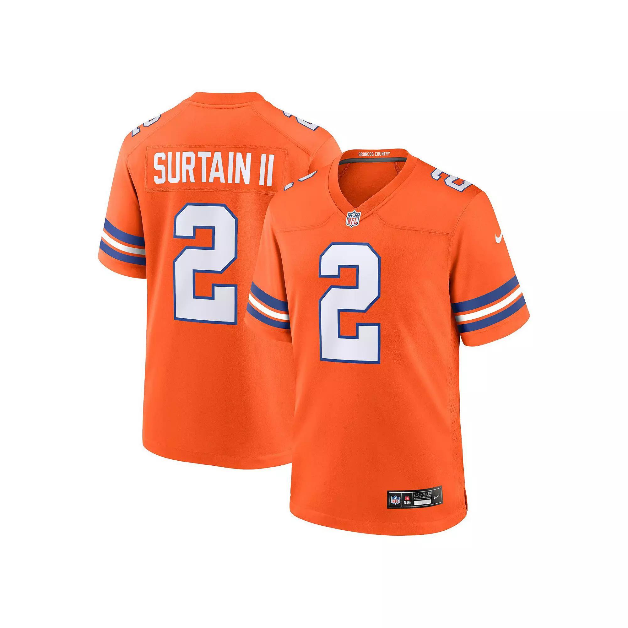 Patrick Surtain II Denver Broncos Nike Men's NFL Game Football Jersey Product Image