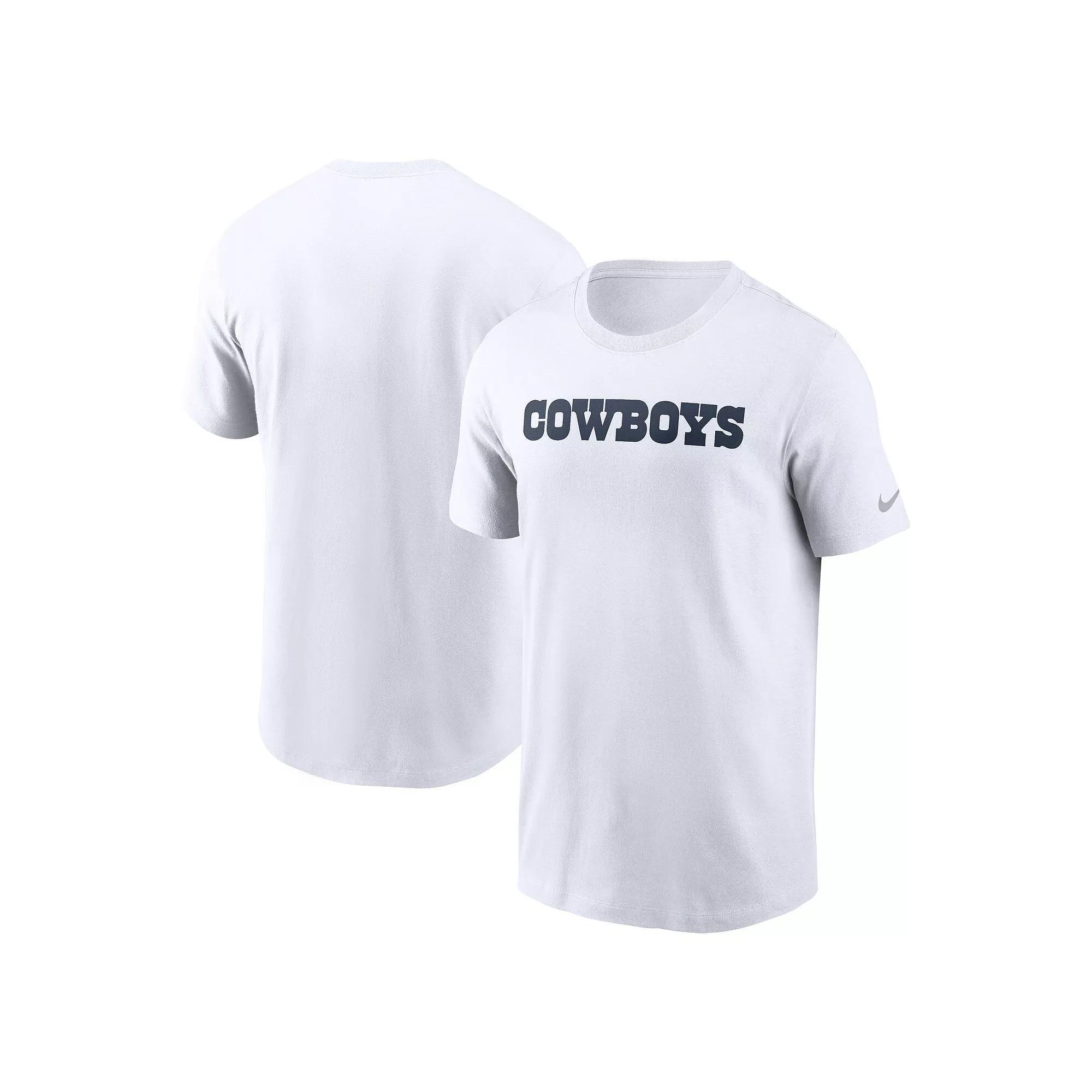 Mens Nike Dallas Cowboys Primetime Wordmark Essential T-Shirt Product Image