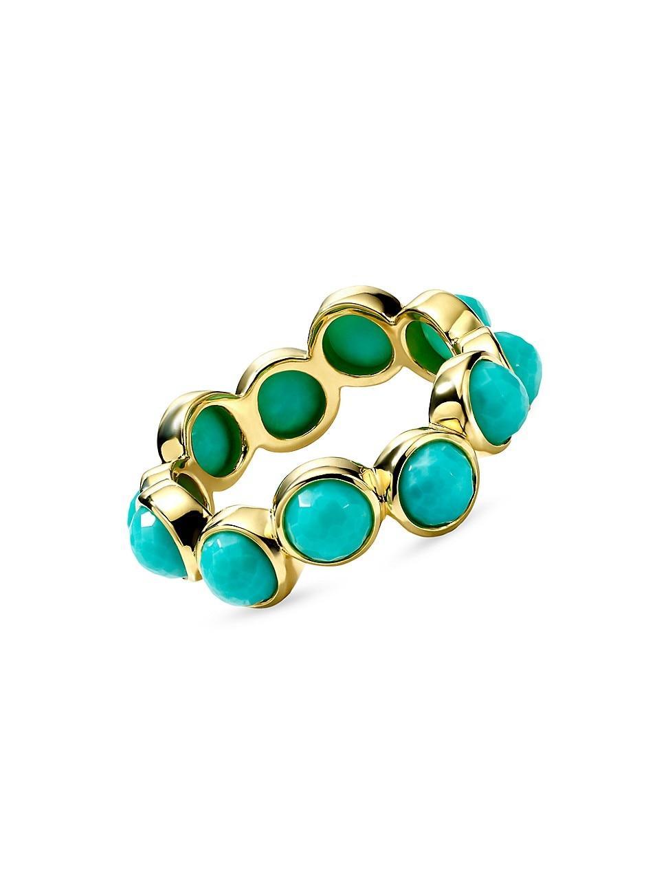 Womens Lollipop 18K Green Gold & Multi-Gemstone Ring Product Image