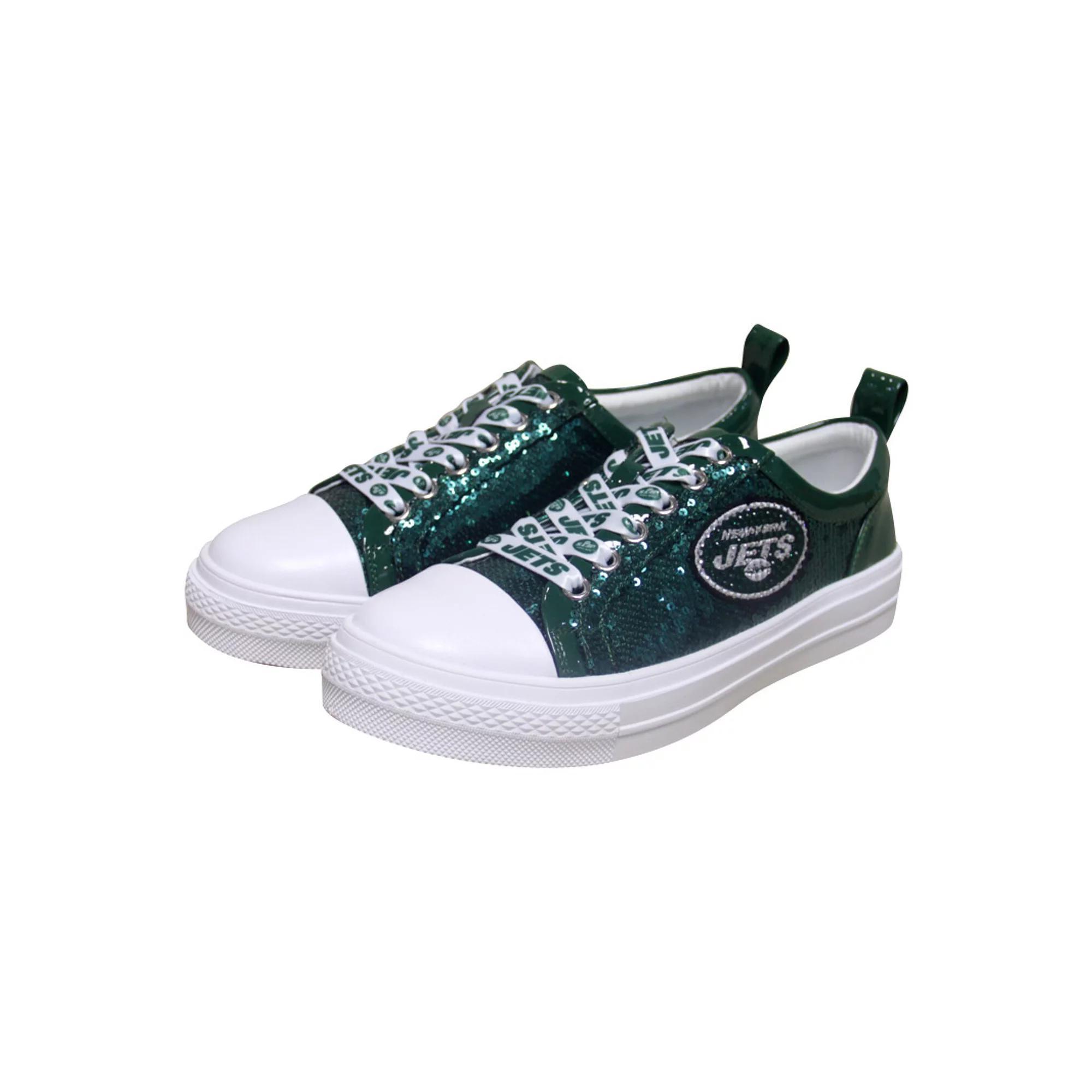 Women's Cuce Green New York Jets Team Sequin Sneakers, Size: 10 Product Image