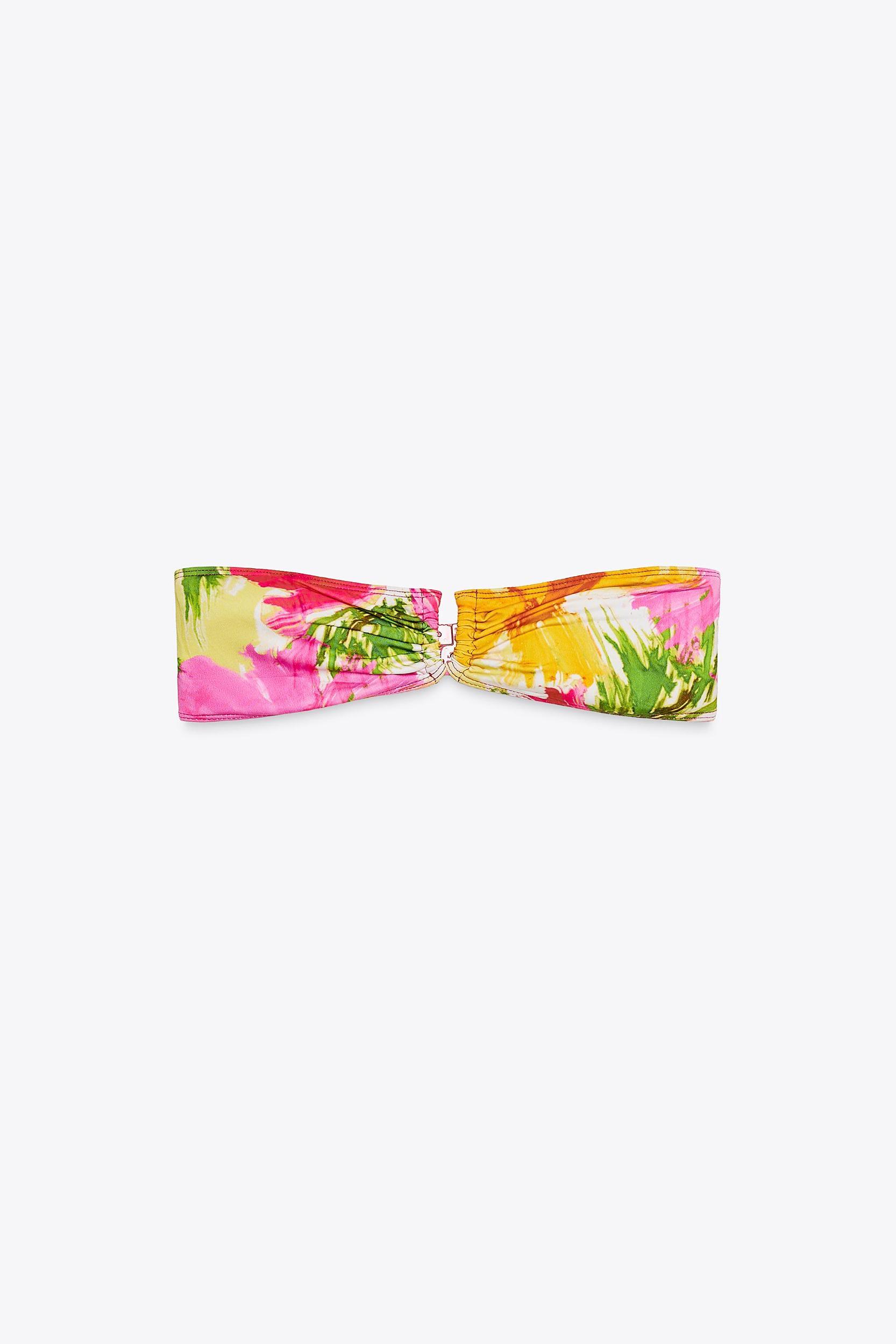 PRINTED TIE-SIDE BIKINI BOTTOMS Product Image