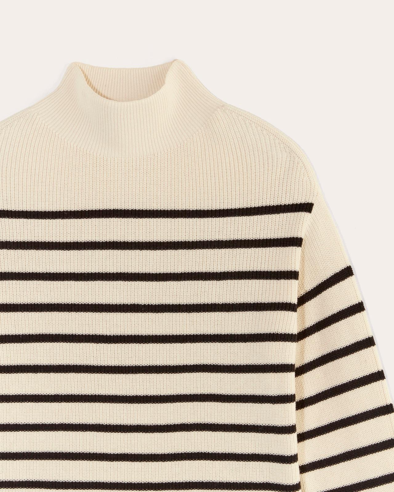 The Slouchy Funnel Neck in Everyday Cotton Product Image