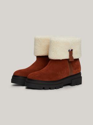 Lined Suede Roll-Down Boot Product Image