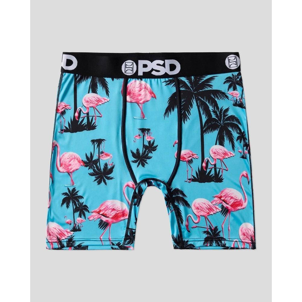 PSD Mens Flamingo Print Briefs 2pk - Light Blue Product Image