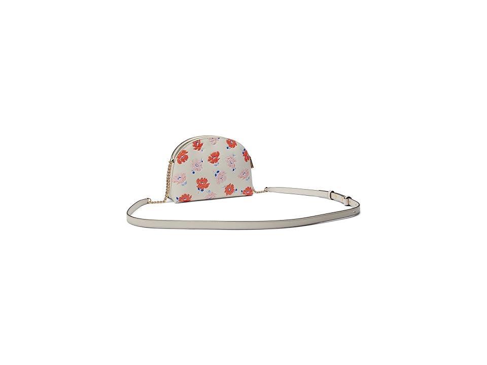 Womens Morgan Dotty Floral Leather Crossbody Bag Product Image