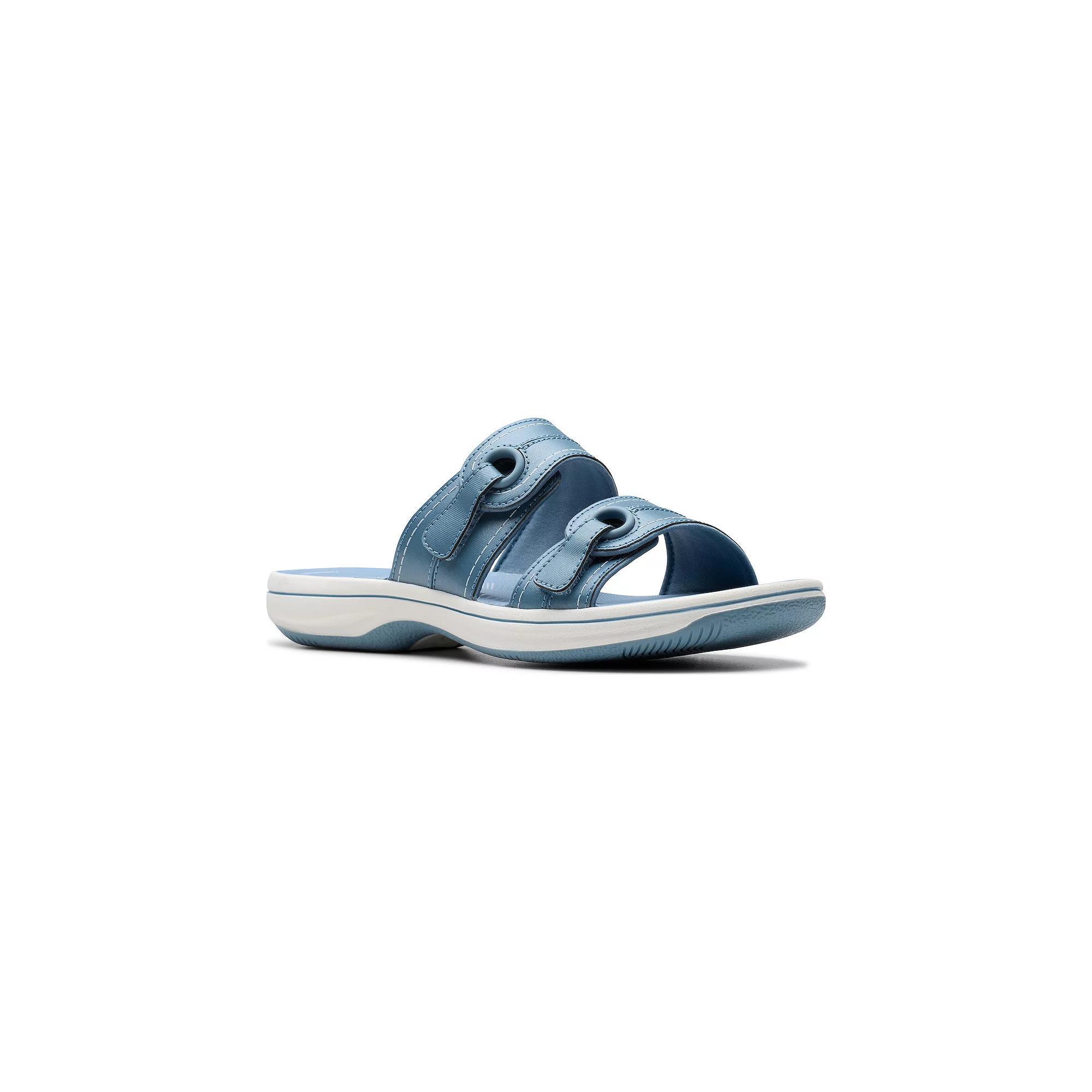 Clarks® Breeze Maye Cloudstepper Women's Flip Flop Sandals, Size: 9, Blue Product Image