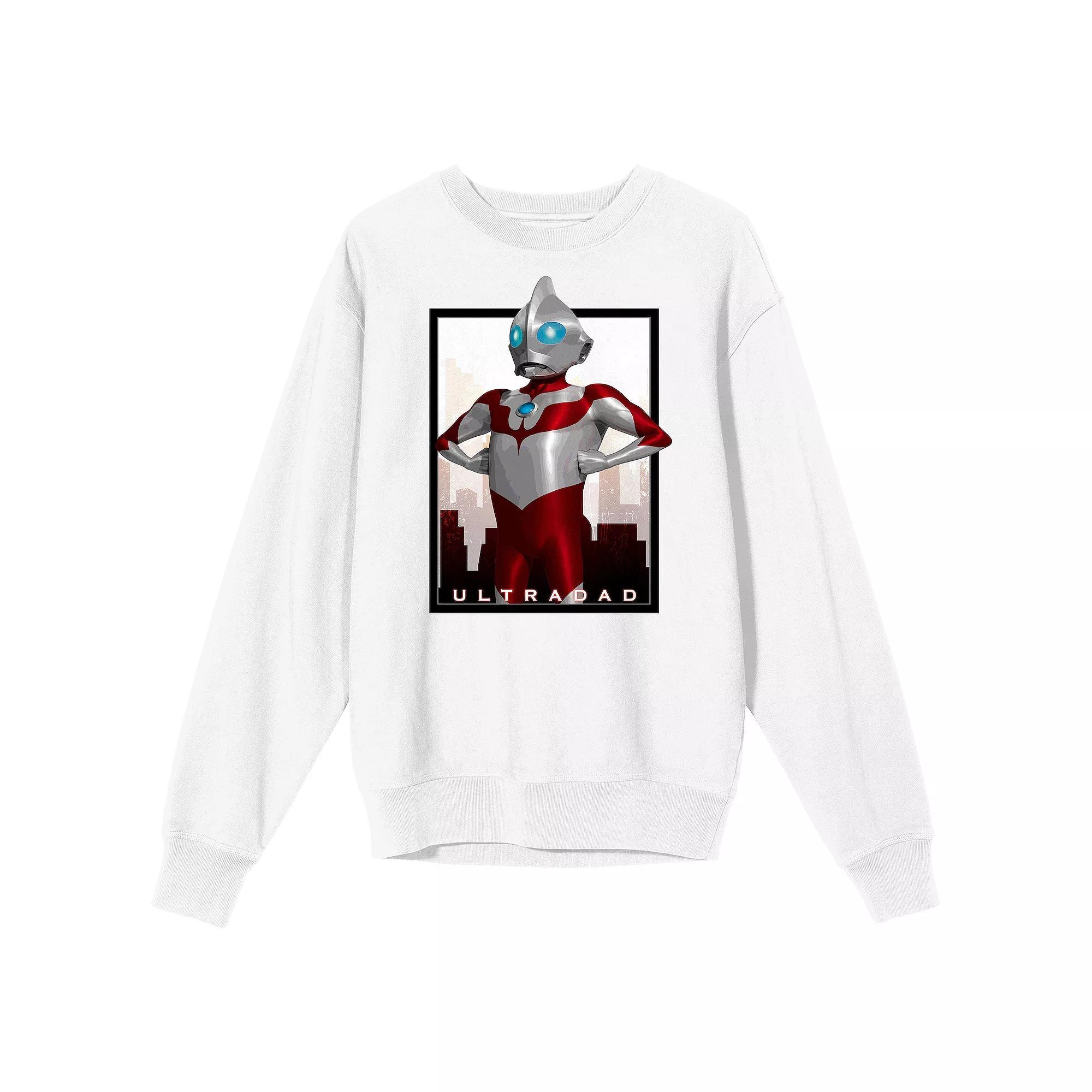 Men's Ultraman Rising Ultradad Graphic Tee, Size: Small, White Product Image