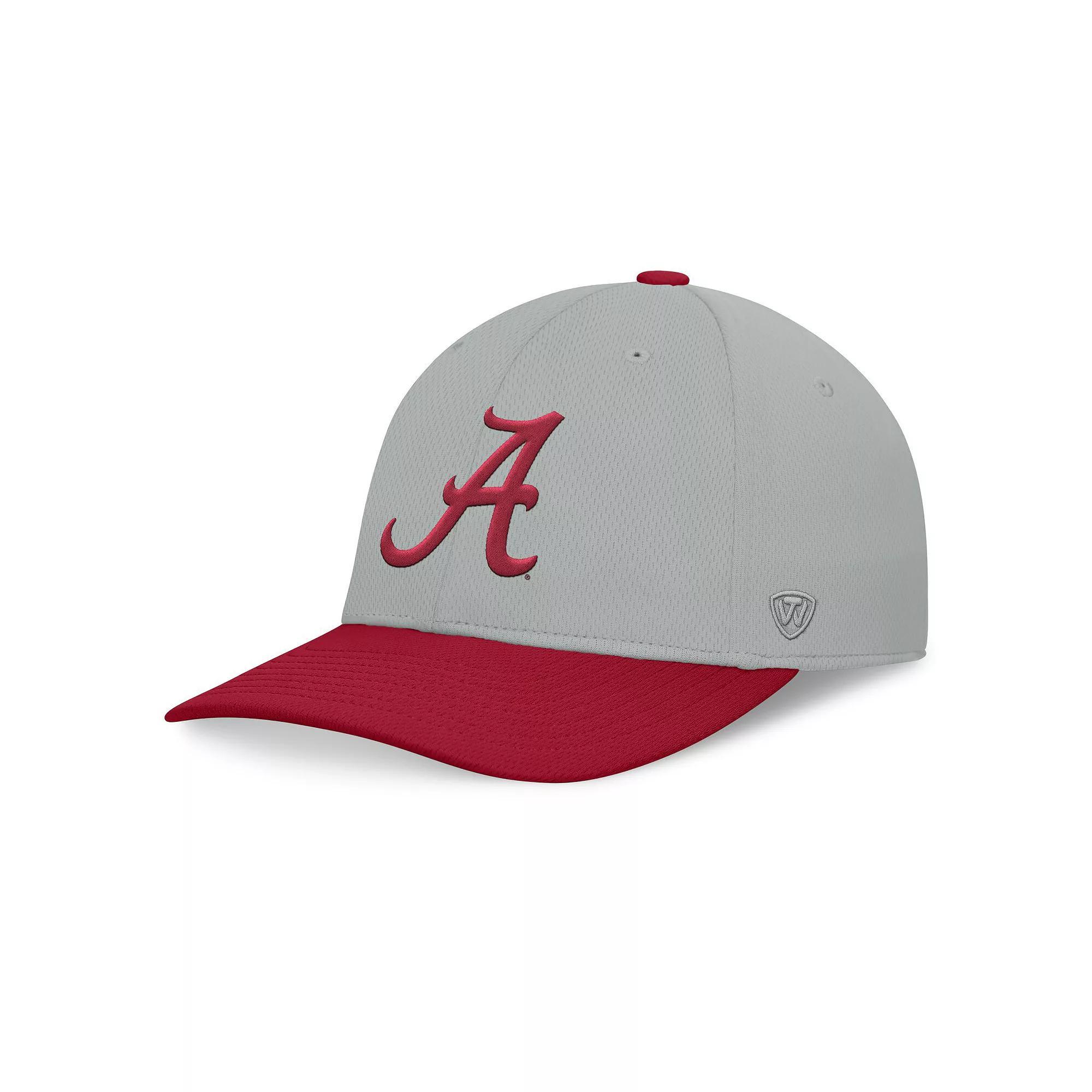 Men's Top of the World  Gray/Navy Michigan Wolverines Mick Flex Hat, Size: Medium/Large, Grey Product Image