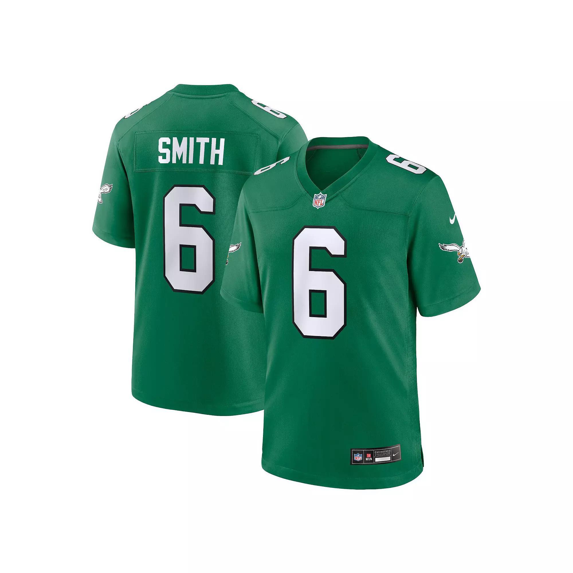 Men's Nike DeVonta Smith Kelly Green Philadelphia Eagles Alternate Game Player Jersey, Size: Medium Product Image
