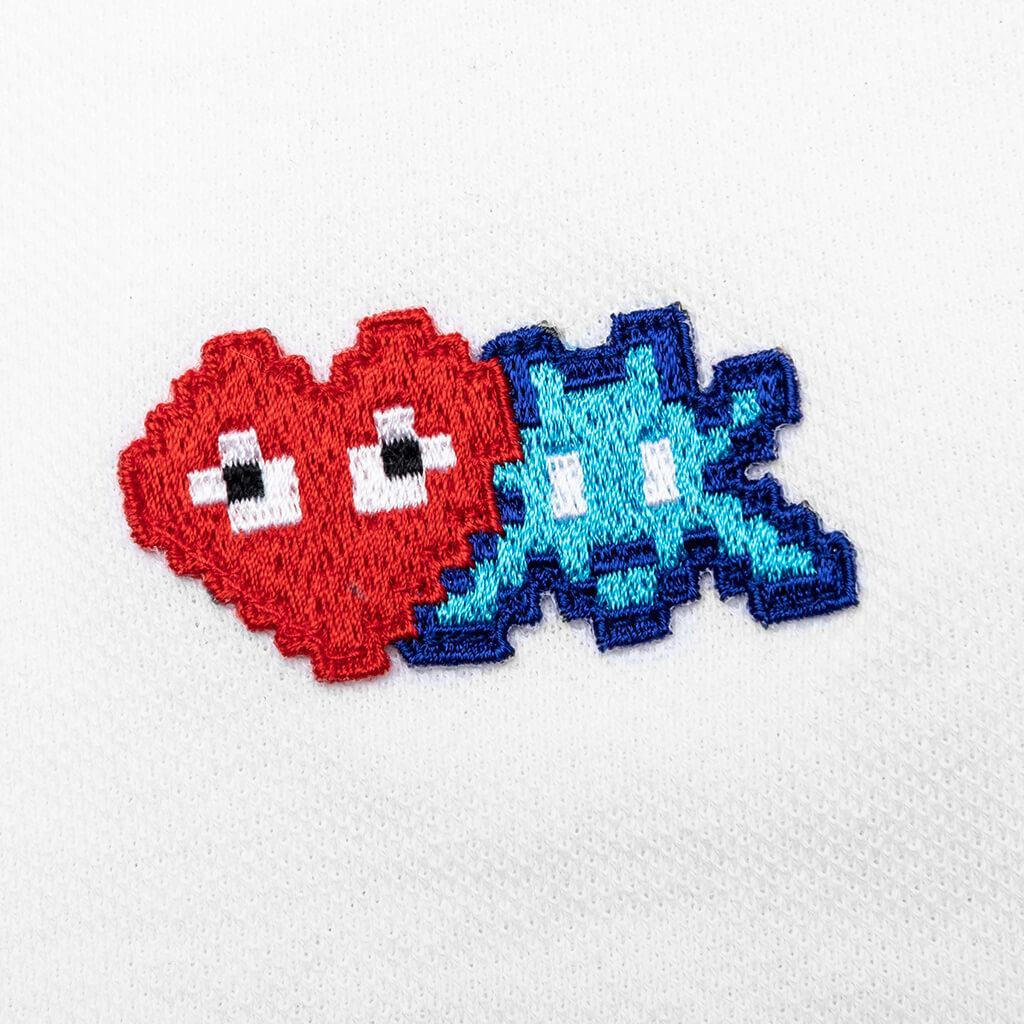 Comme des Garcons PLAY x the Artist Invader Women's Polo - White Female Product Image