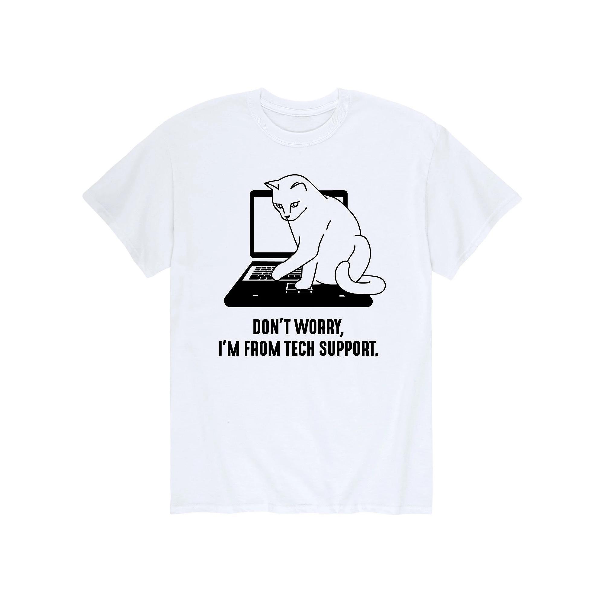 Mens Im From Tech Support Tee Product Image
