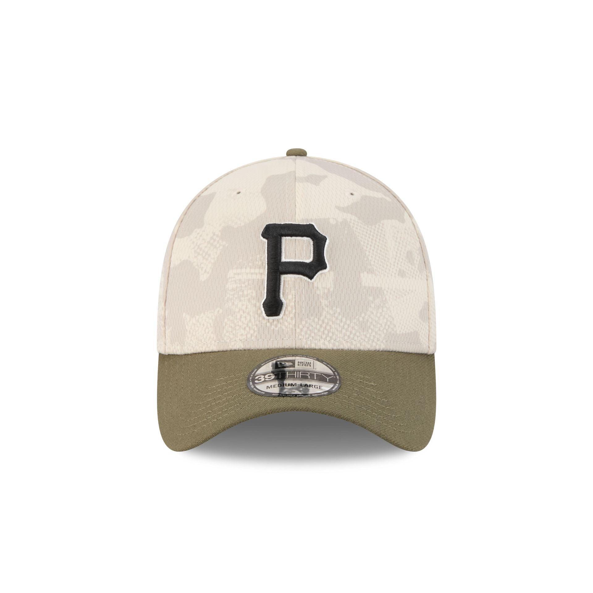 Pittsburgh Pirates Armed Forces Day 2025 39THIRTY Stretch Fit Hat Male Product Image