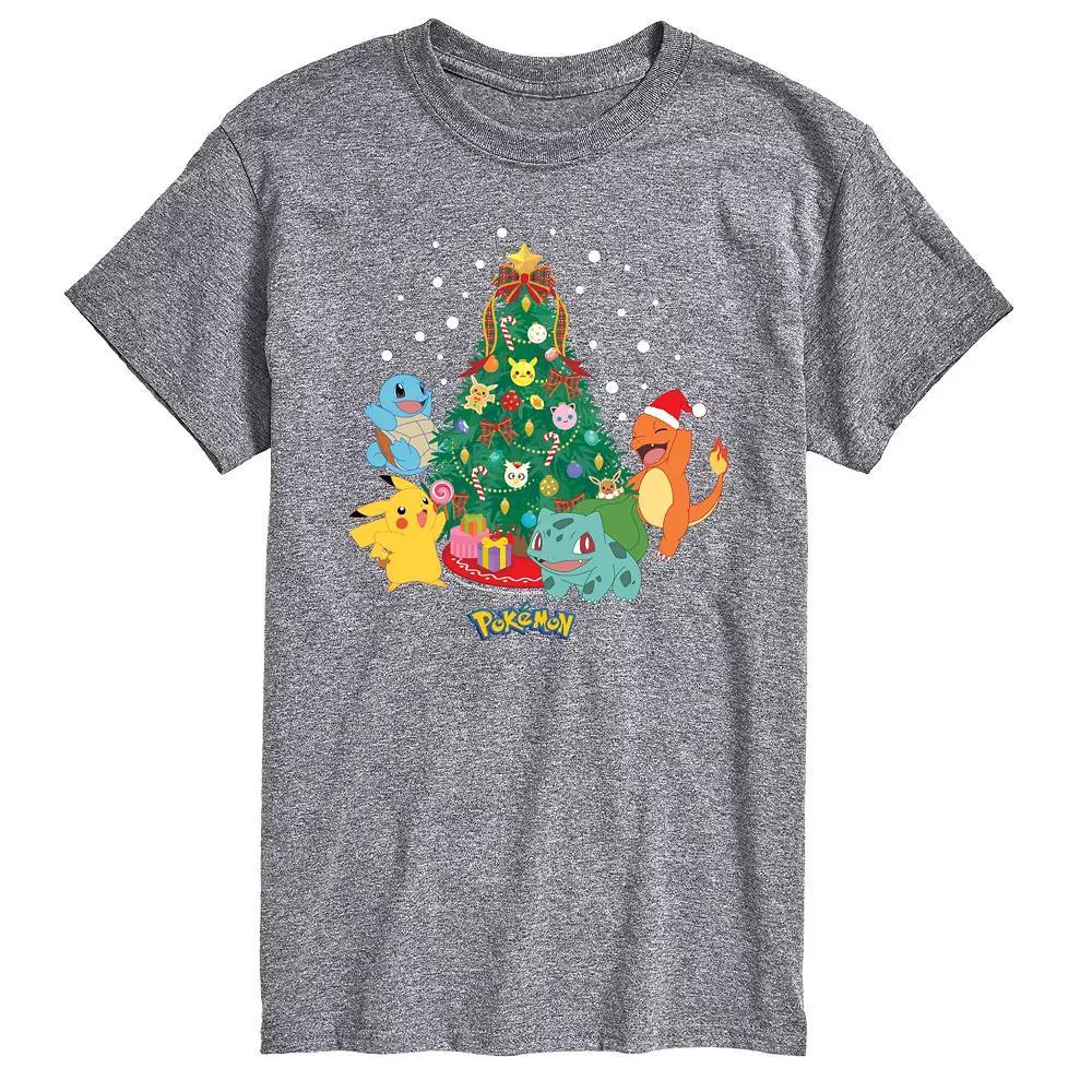 Mens Pokemon Christmas Tree Tee Product Image
