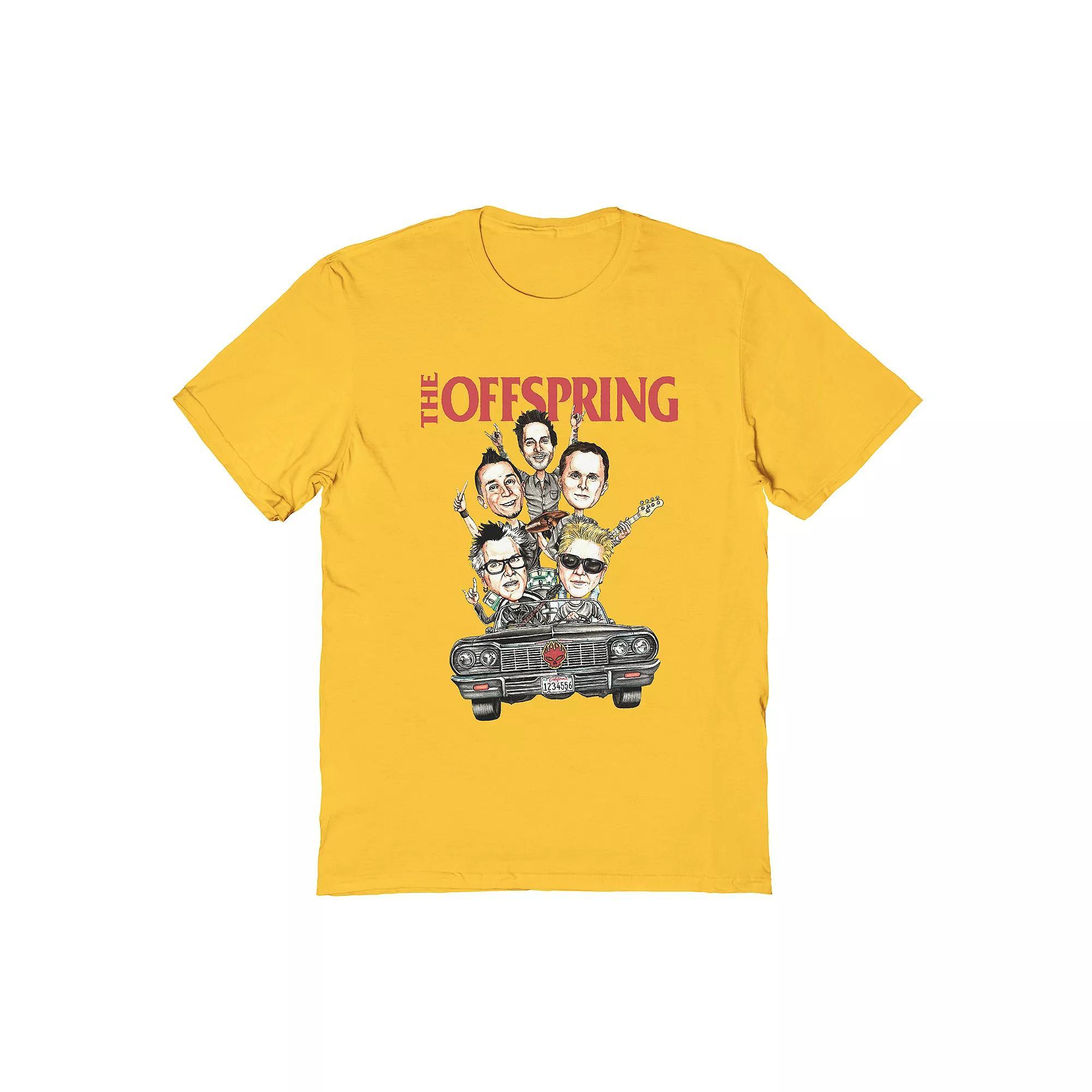 The Offspring Men's T-Shirt, Size: Small, Gold Product Image