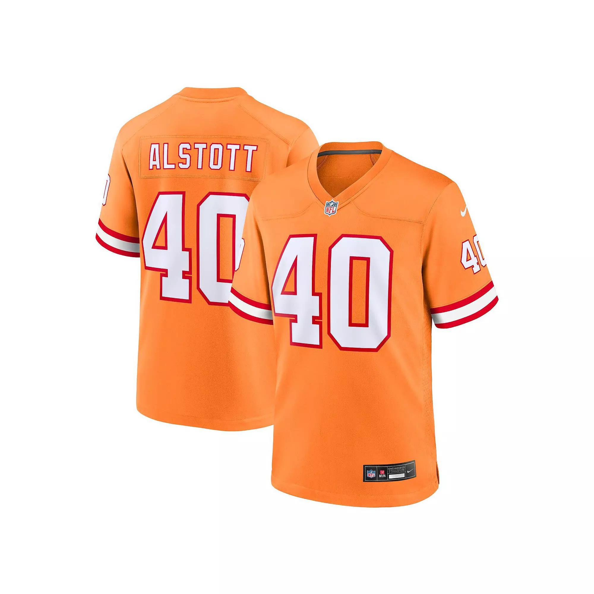 Men's Nike Javonte Williams Orange Denver Broncos Mile High Collection Game Jersey, Size: Medium Product Image