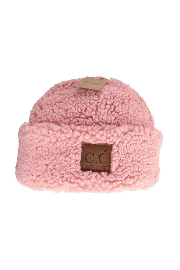 Fuzzy Lined Sherpa Cuffed C.C Beanie Product Image