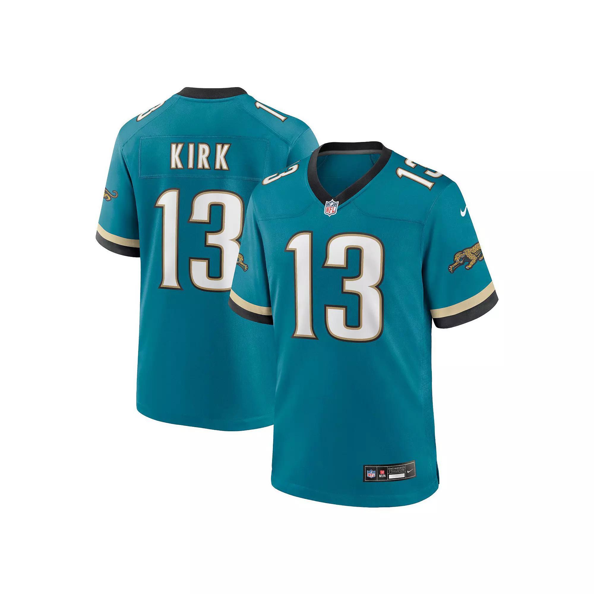 Men's Nike Christian Kirk Teal Jacksonville Jaguars Prowler Throwback Player Game Jersey, Size: XL, Blue Product Image
